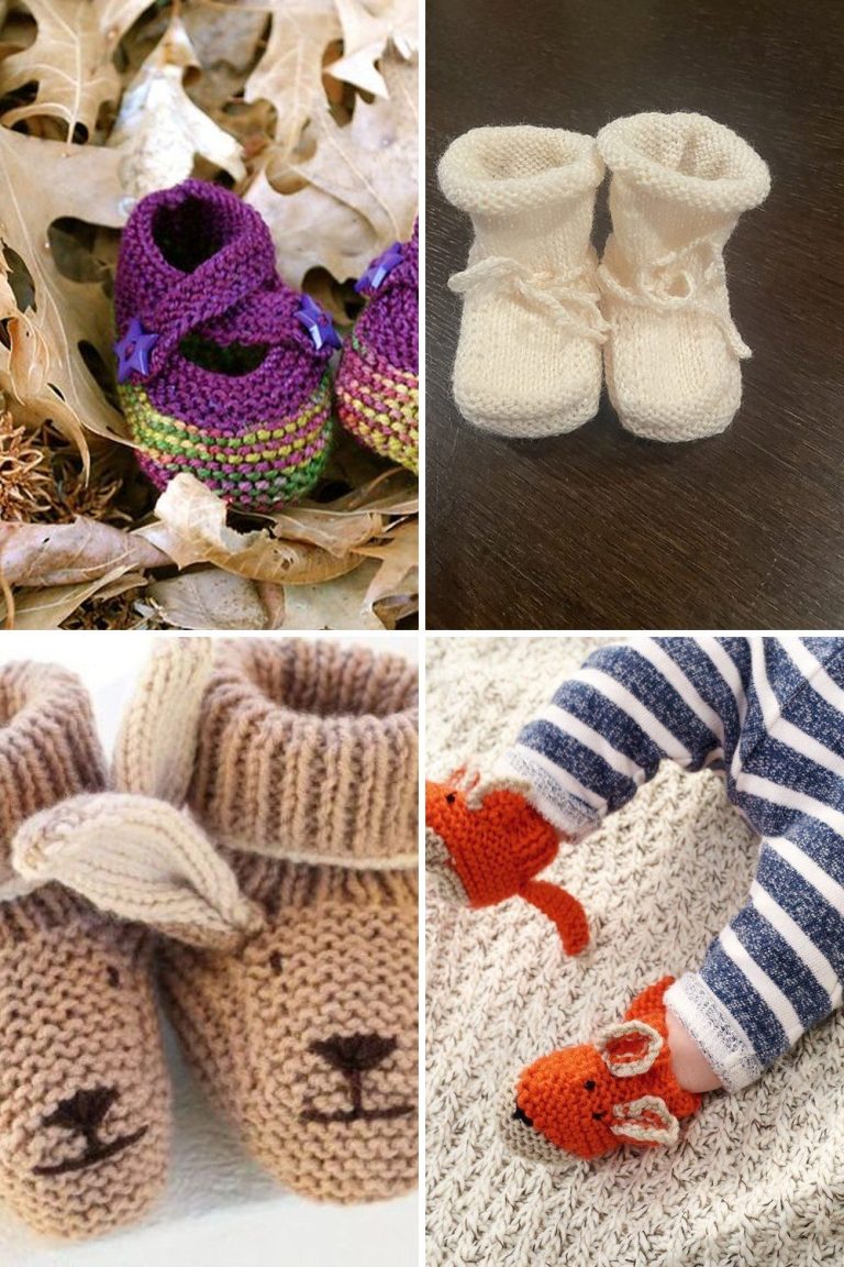 12 Knit Baby Booties Free Patterns
