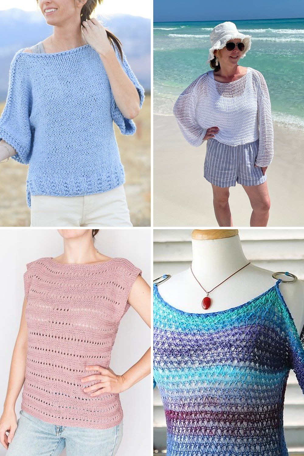 14 Knit Top and Tee Free Patterns