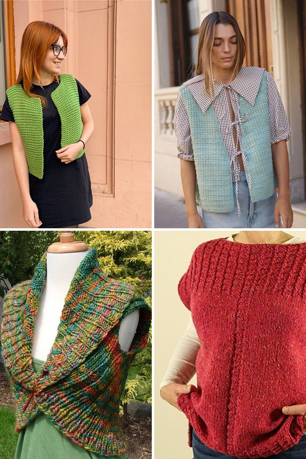 14 Knit Vest Free Patterns