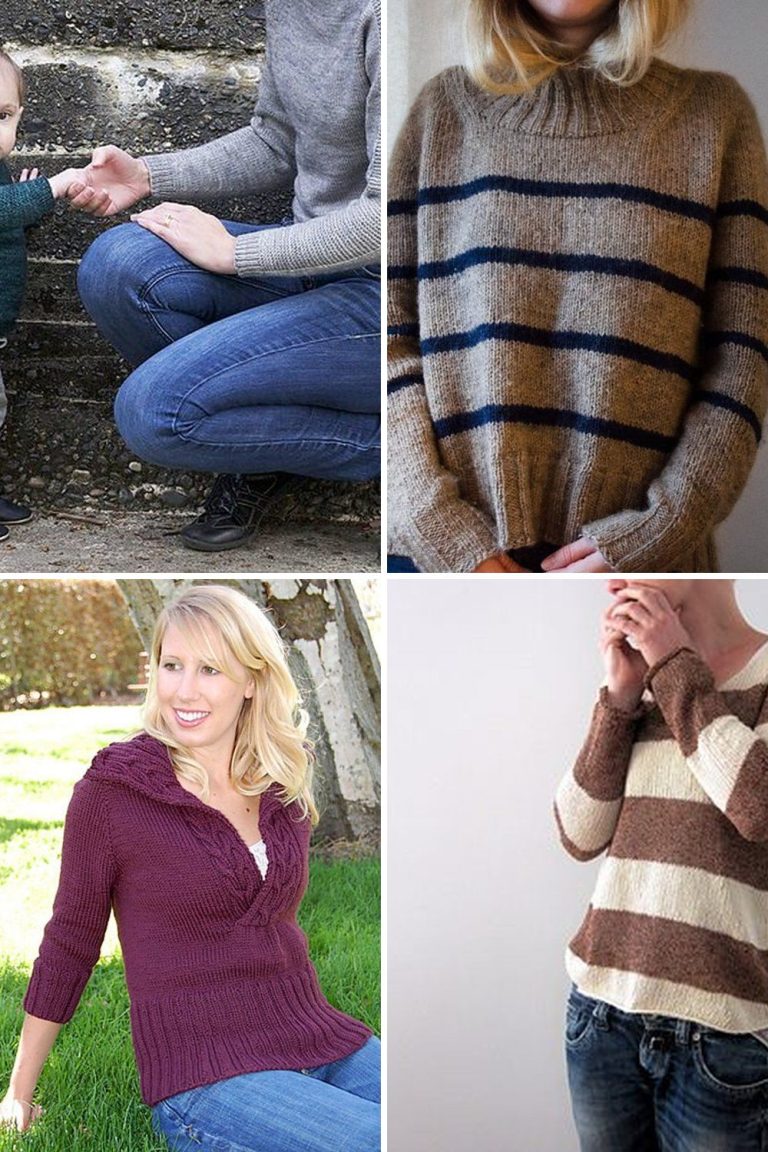 11 Seamless Knit Sweater Free Patterns