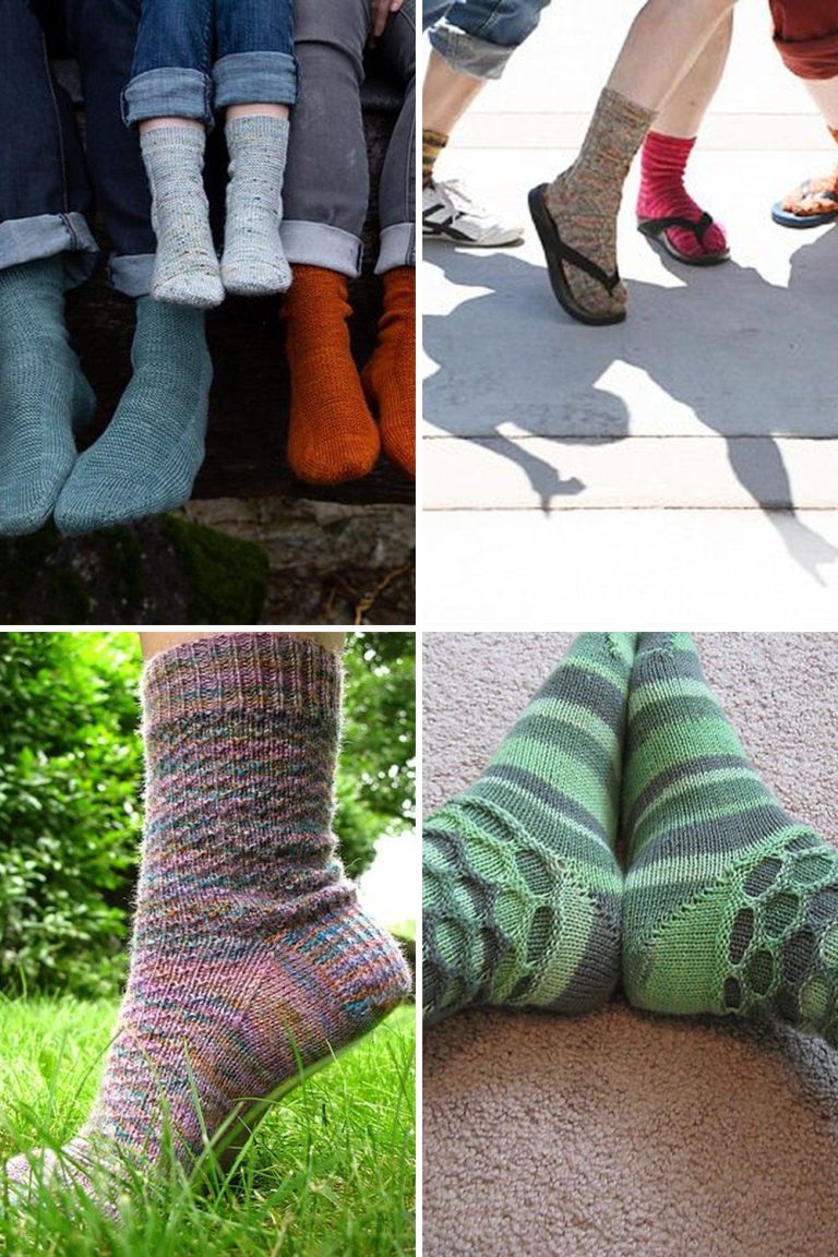 13 Easy Knit Sock Free Patterns