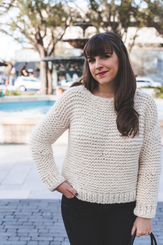 Simple Knit Sweater free crochet pattern by Sewrella