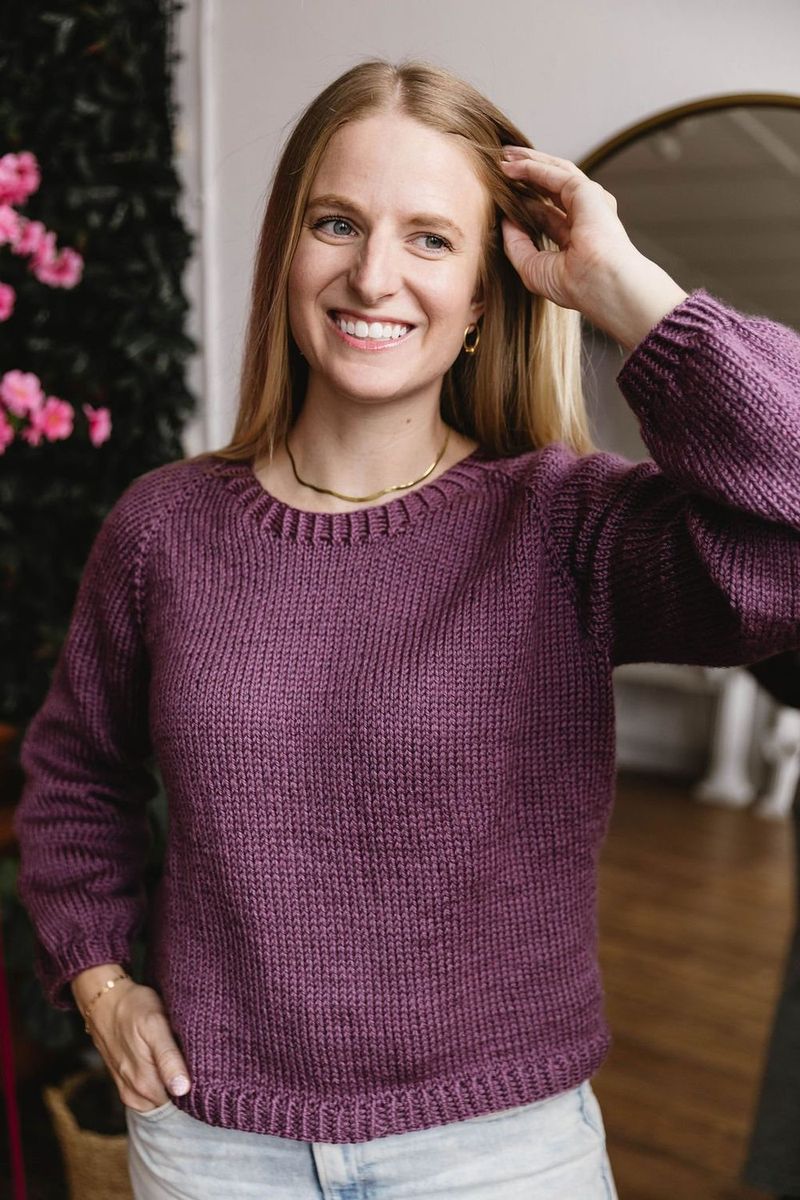 Easy Street Sweater free crochet pattern by Cozy Nooks Designs