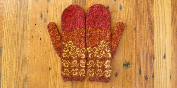 Birdwatching Mittens free crochet pattern by Kat, Just Crafty Enough