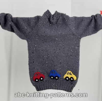 Child's Seamless Raglan Sweater free crochet pattern by Elaine Phillips, ABC Knitting Patterns
