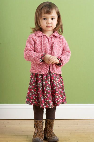Love the Earth Baby Cardi free crochet pattern by Lion Brand Yarn