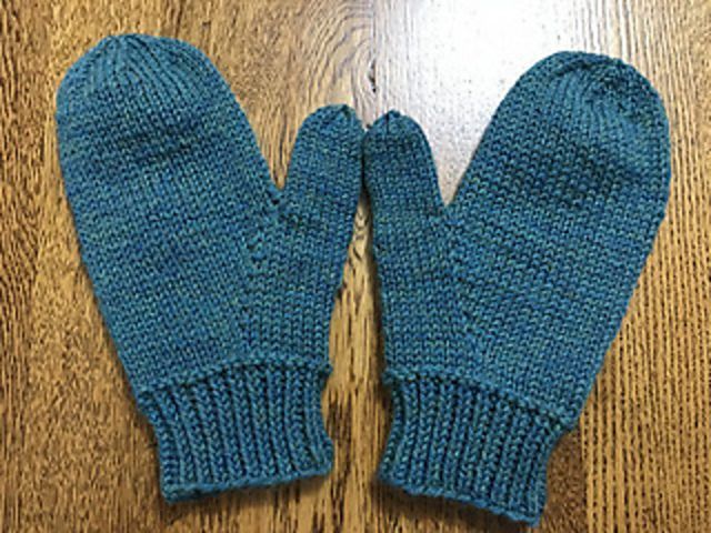 Comfy Gusset Mittens free crochet pattern by Karen Hoyle