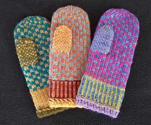 Movie Night Mittens free crochet pattern by Betty Clay