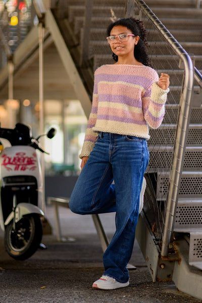 Poppy's Pullover free crochet pattern by Lion Brand Yarn
