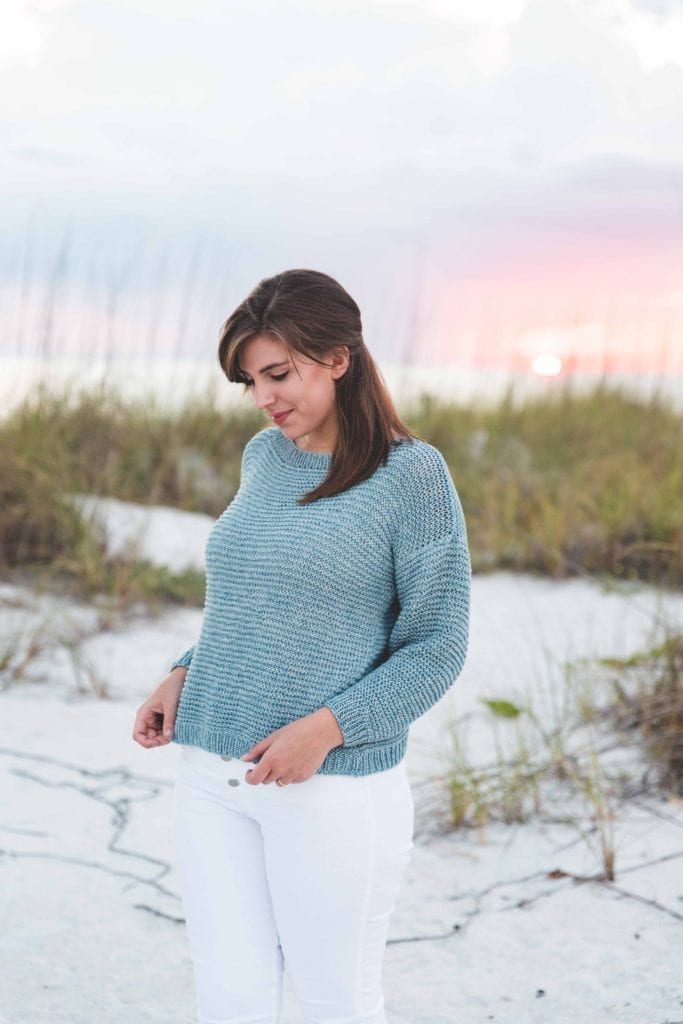 Sunbleached Sweater free crochet pattern by Ashleigh