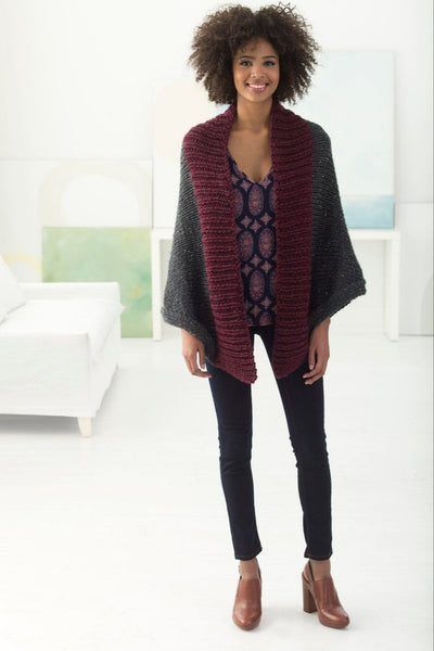 Simsbury Shrug free crochet pattern by Lion Brand Yarn