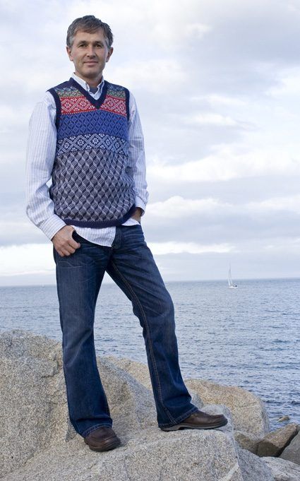 Latvian Vest free crochet pattern by Kieran Foley