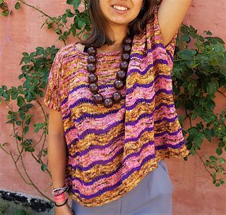 Waves T-Shirt free crochet pattern by Charlotte Spagner