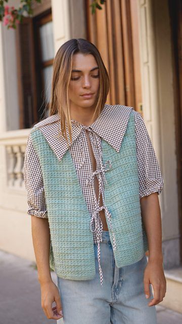 Celadon Vest free crochet pattern by Cecilia Lalanne & Gabriella Calderini