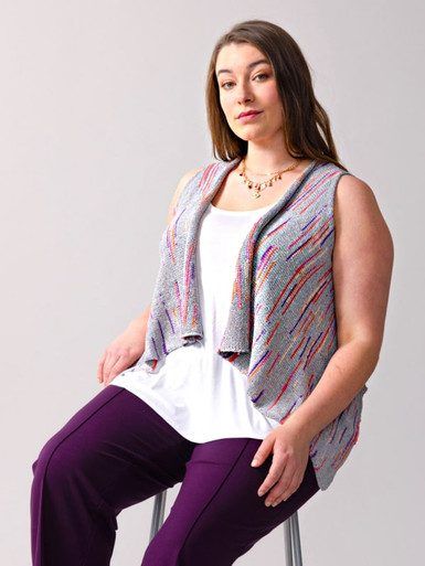 Leni Vest free crochet pattern by Berroco Design Team