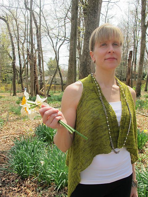 Flyaway Vest free crochet pattern by Gina Bonomo
