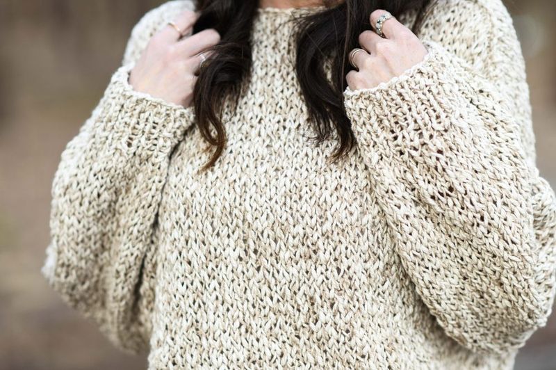 Easy Vibes Slouchy Pullover free crochet pattern by Jessica